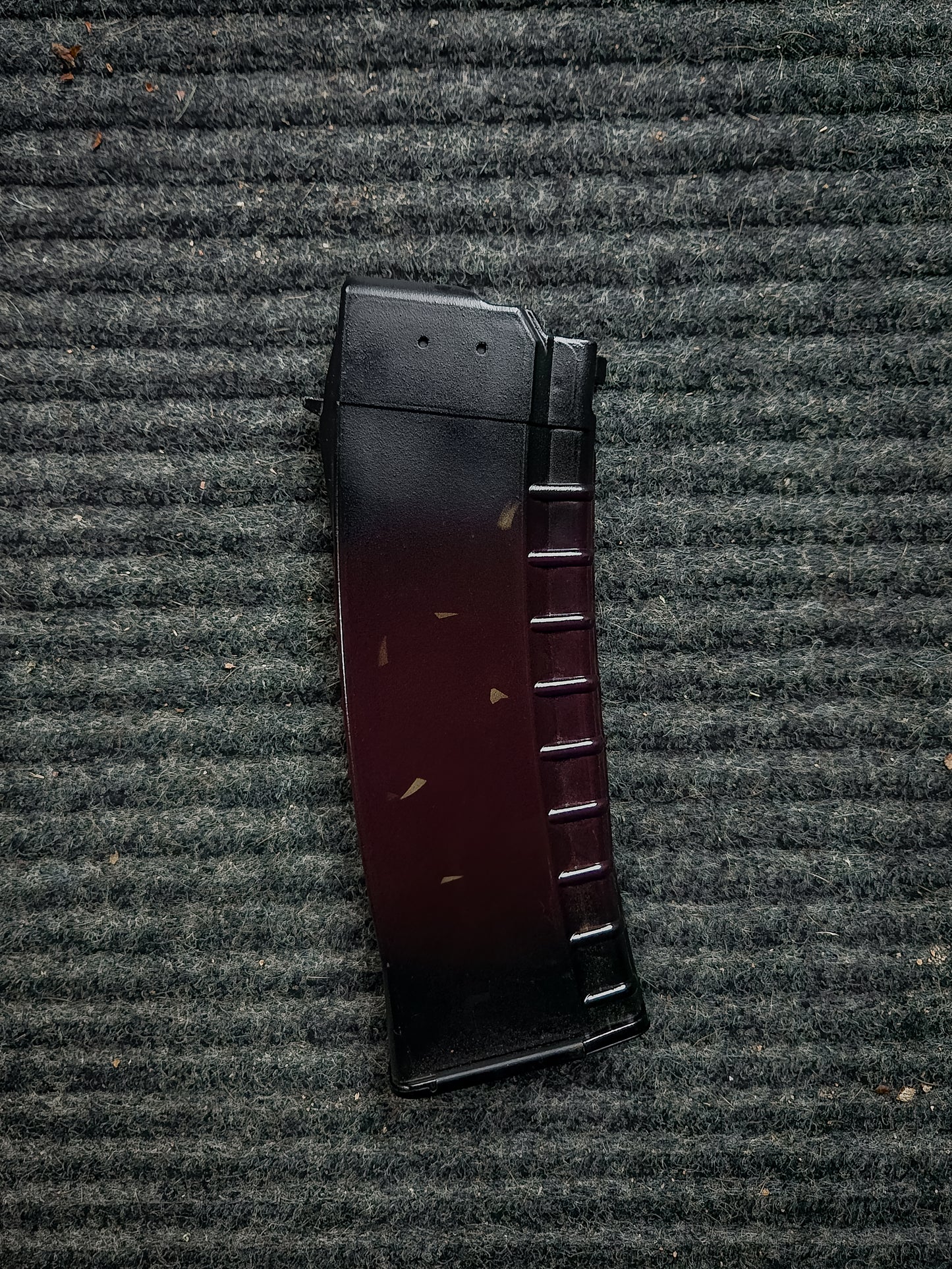 Plum Cerakoted AK magazine