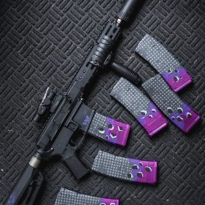 Purple chip and grey DNC combo Gen 2 Pmags